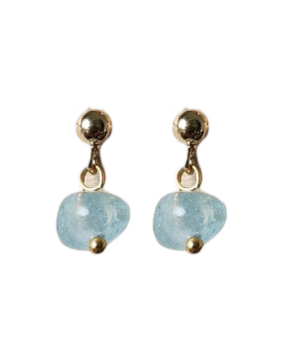Boucles d'oreilles caillou