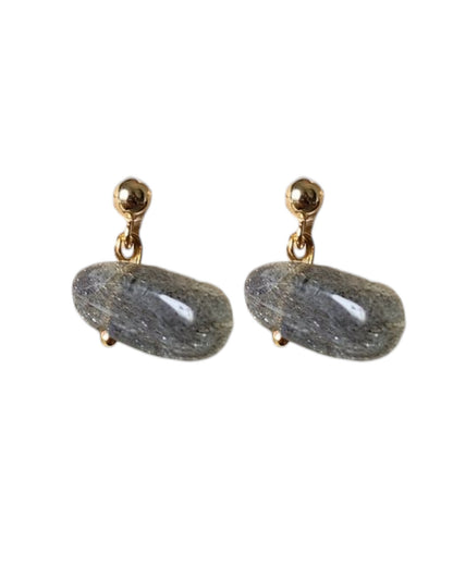 Boucles d'oreilles caillou