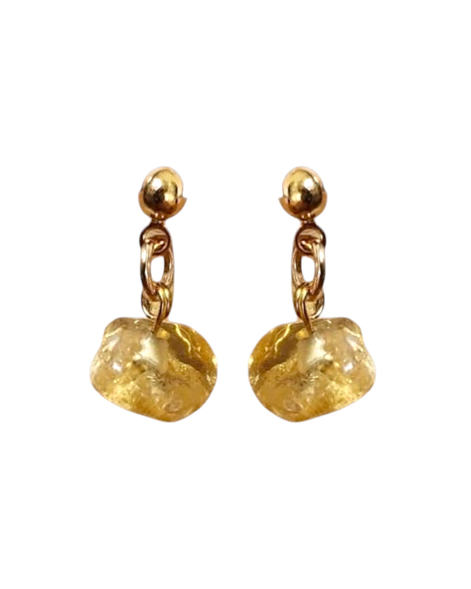 Boucles d'oreilles caillou 25 pierres différentes