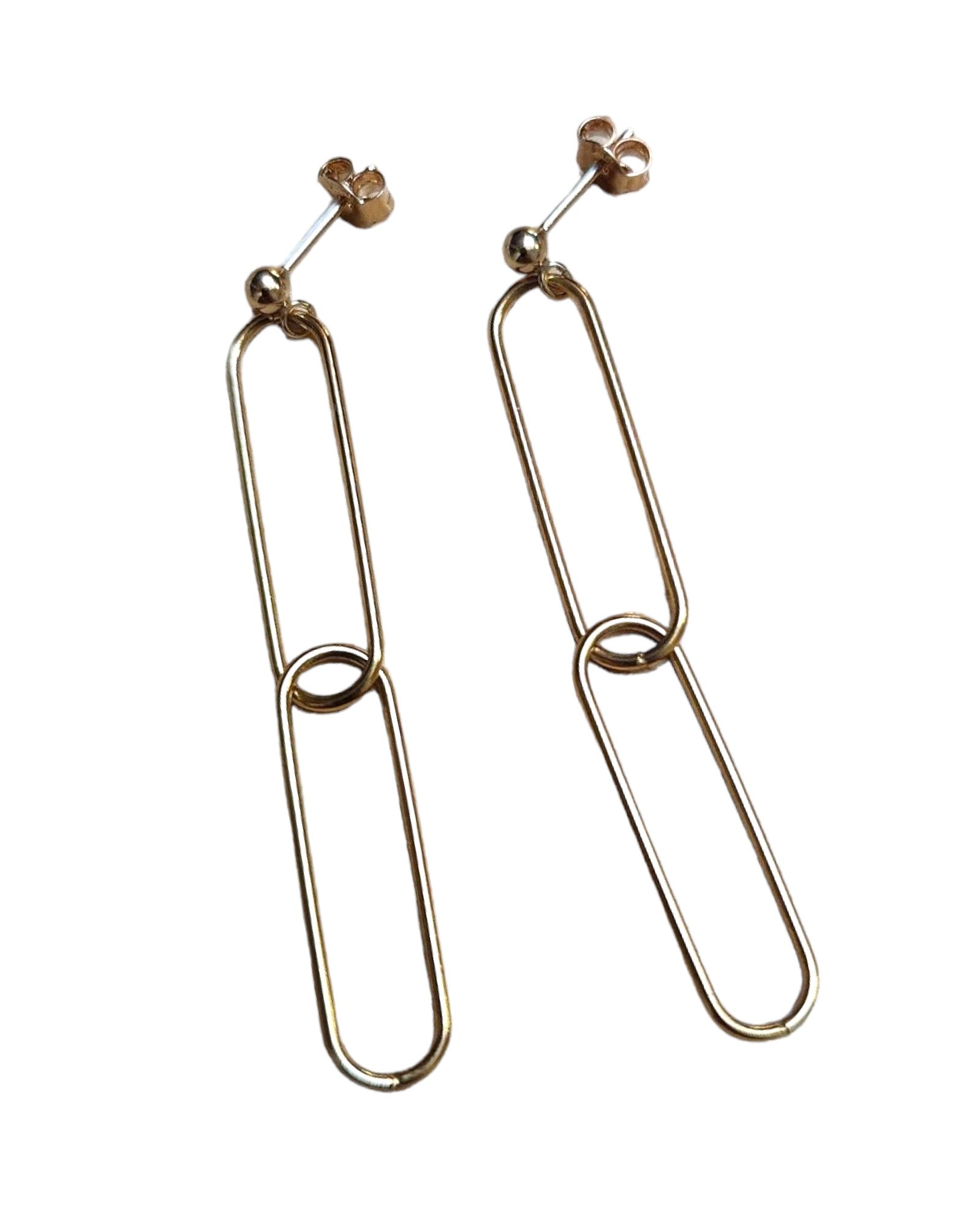 Boucles d'oreilles Lou doré