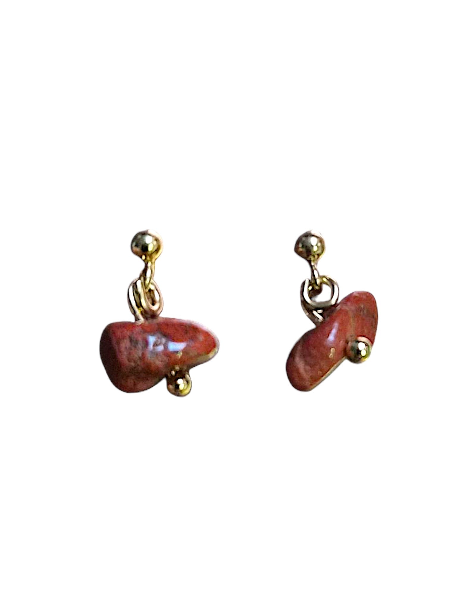 Boucles d'oreilles caillou 25 pierres différentes