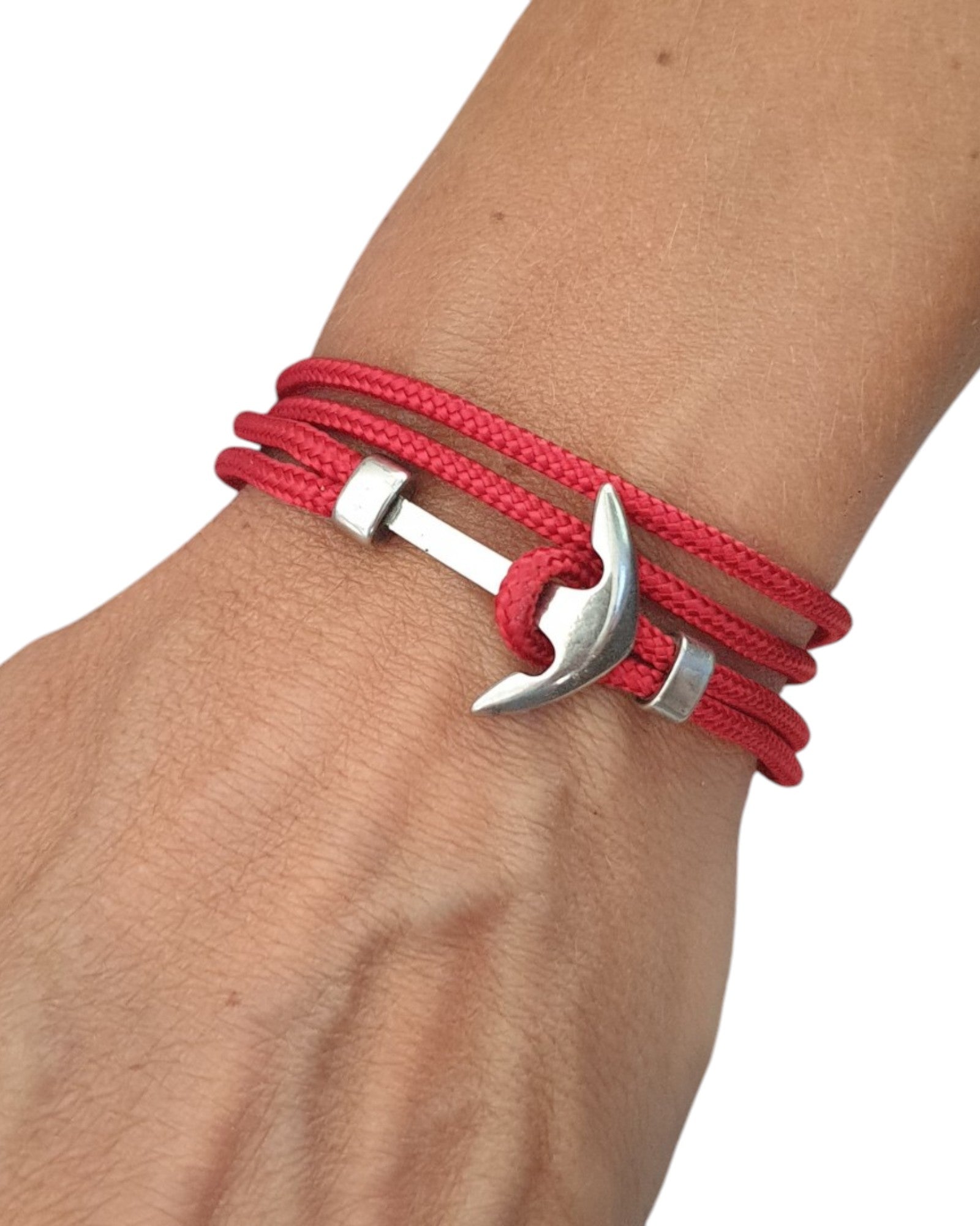 Bracelet ancre marine homme Secrets des Anges - Main Image