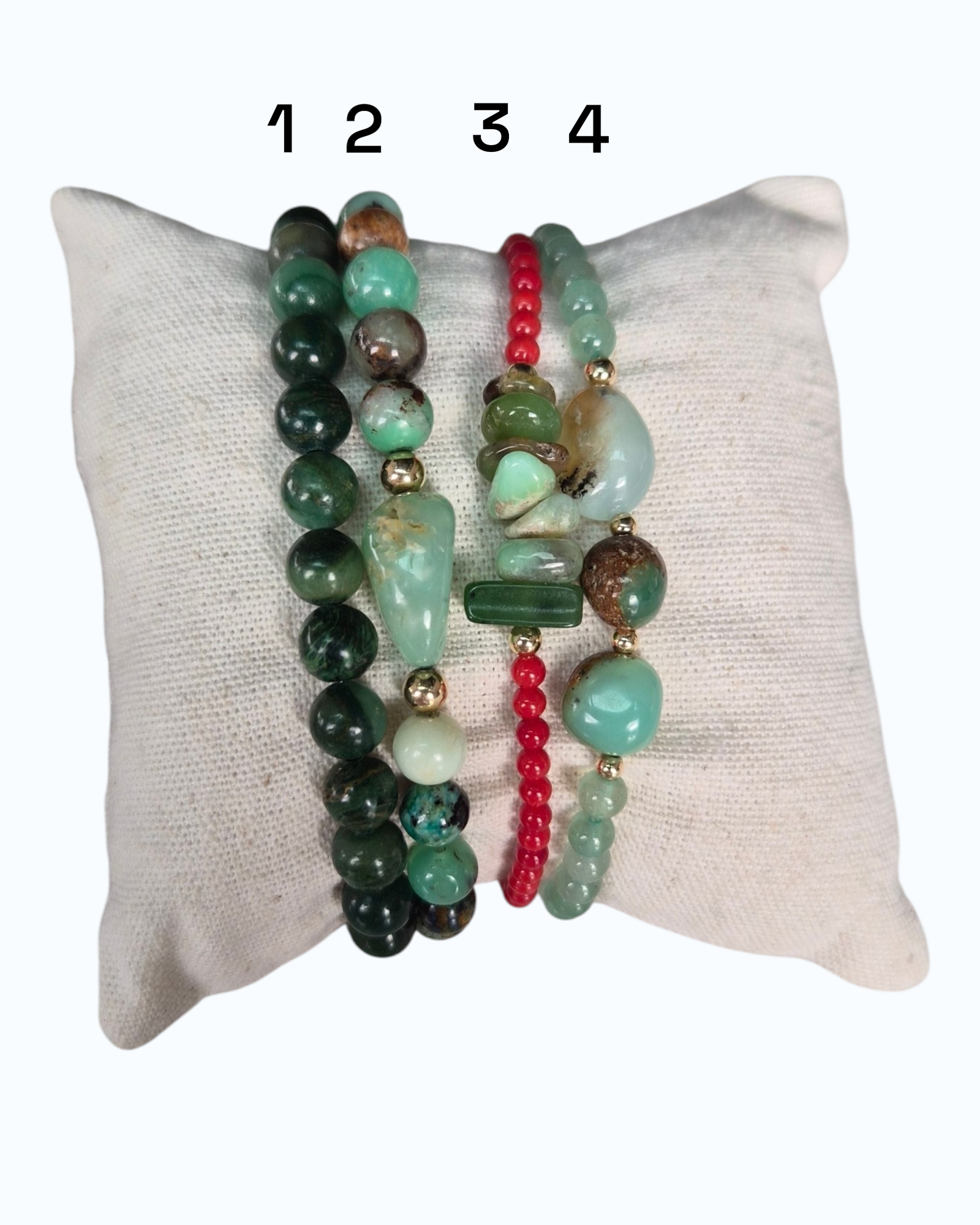 Bracelets Chrysoprase | Harmonie du cœur
