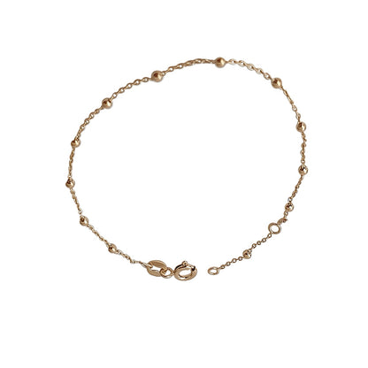 Bracelet chaîne perlé
