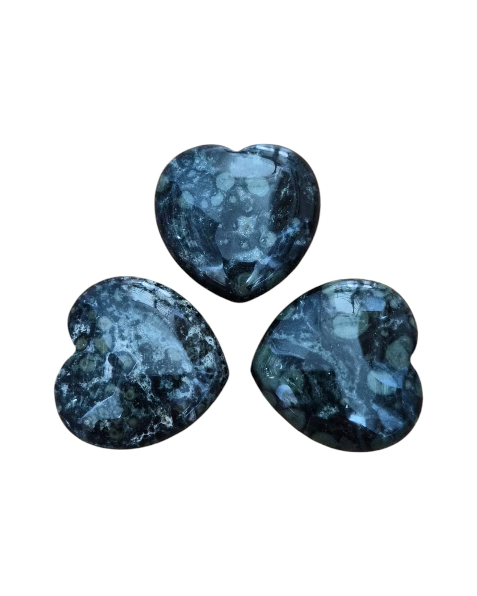 Cœur en Jaspe Kambaba – Pierre d’Ancrage et d’Harmonie