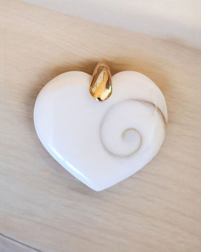 Pendentif Cœur Œil de Sainte Lucie