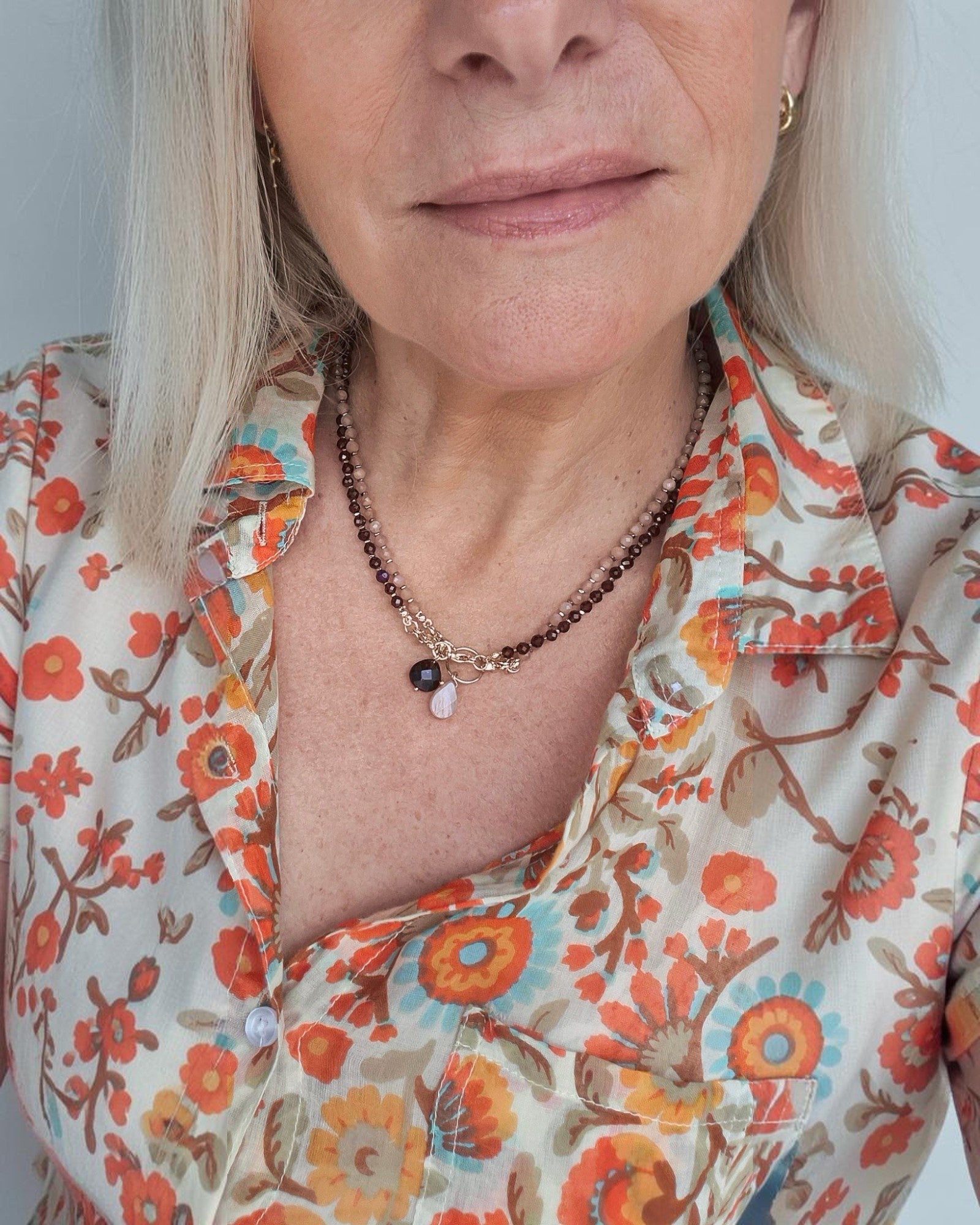 Collier Céleste : Ton Bijou Modulable en 16 Pierres Naturelles différentes