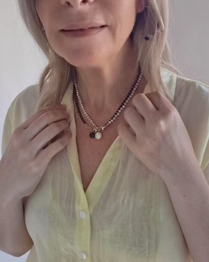 Collier Céleste : Ton Bijou Modulable en 16 Pierres Naturelles différentes