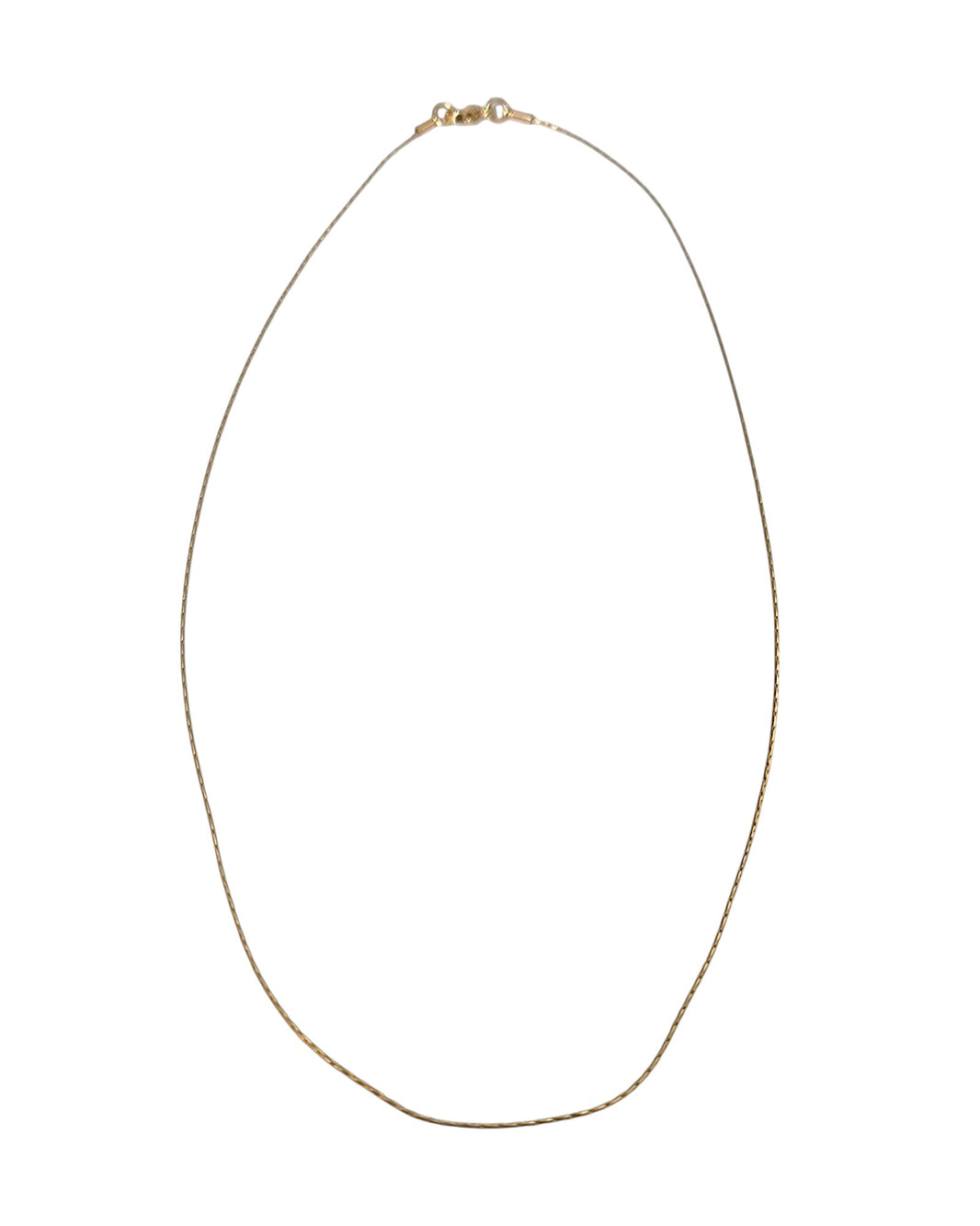 Collier chaîne serpent doré