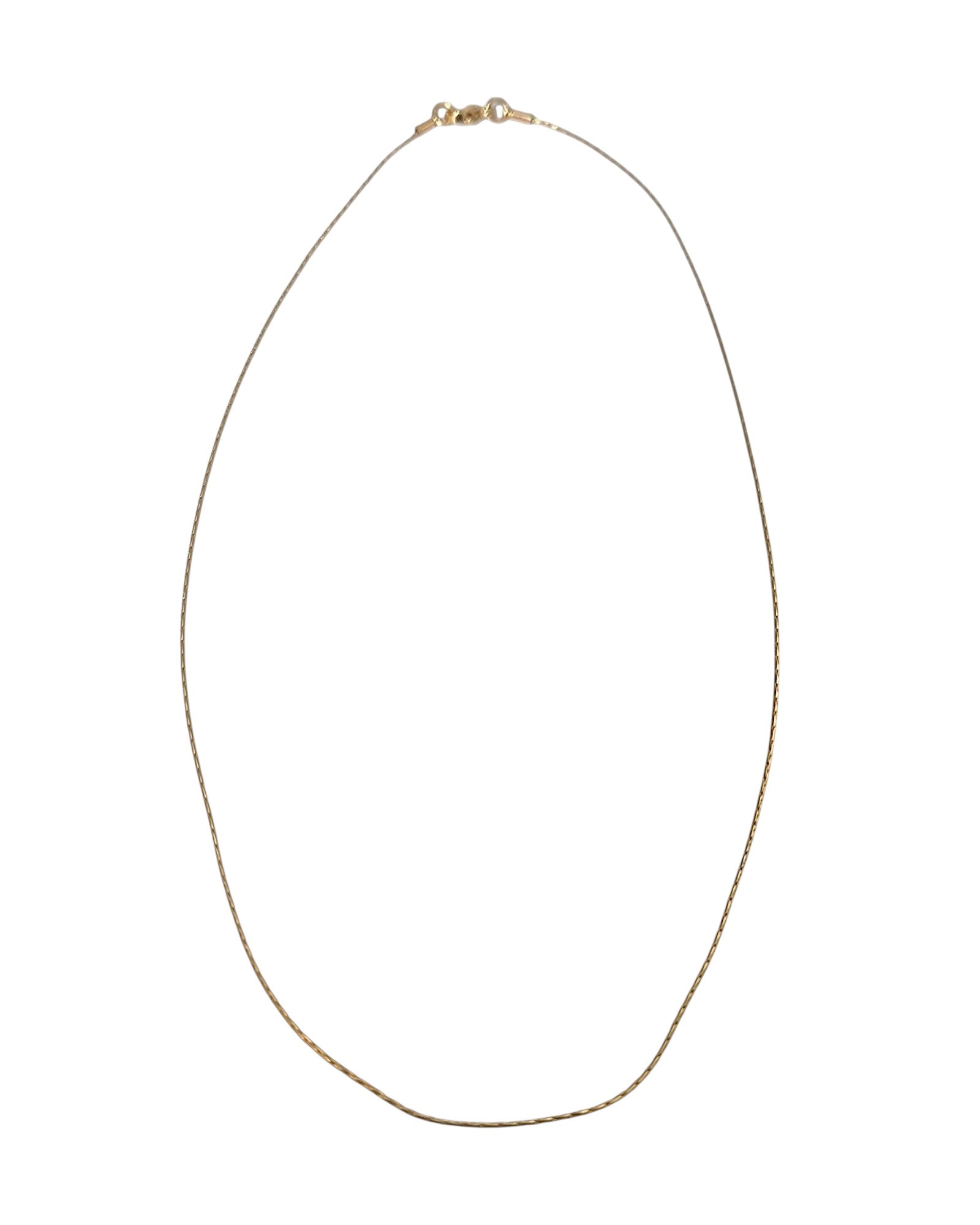 Collier chaîne serpent doré