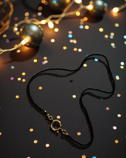 Collier Éclats de Cailloux – 20 pierres naturelles ★ version fermoir bouée