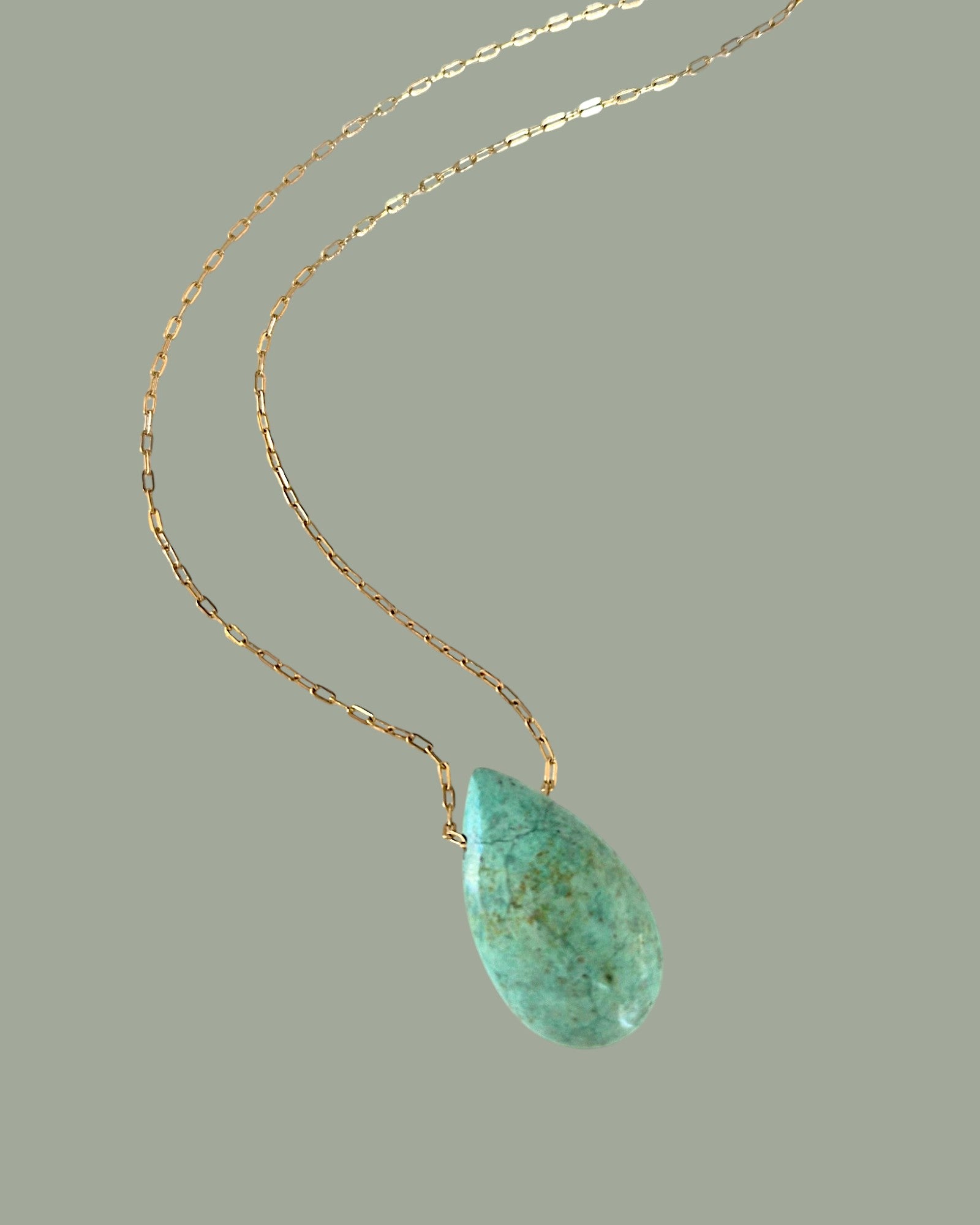 Collier Goutte Turquoise