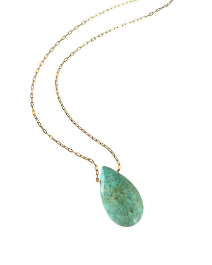 Collier Goutte Turquoise
