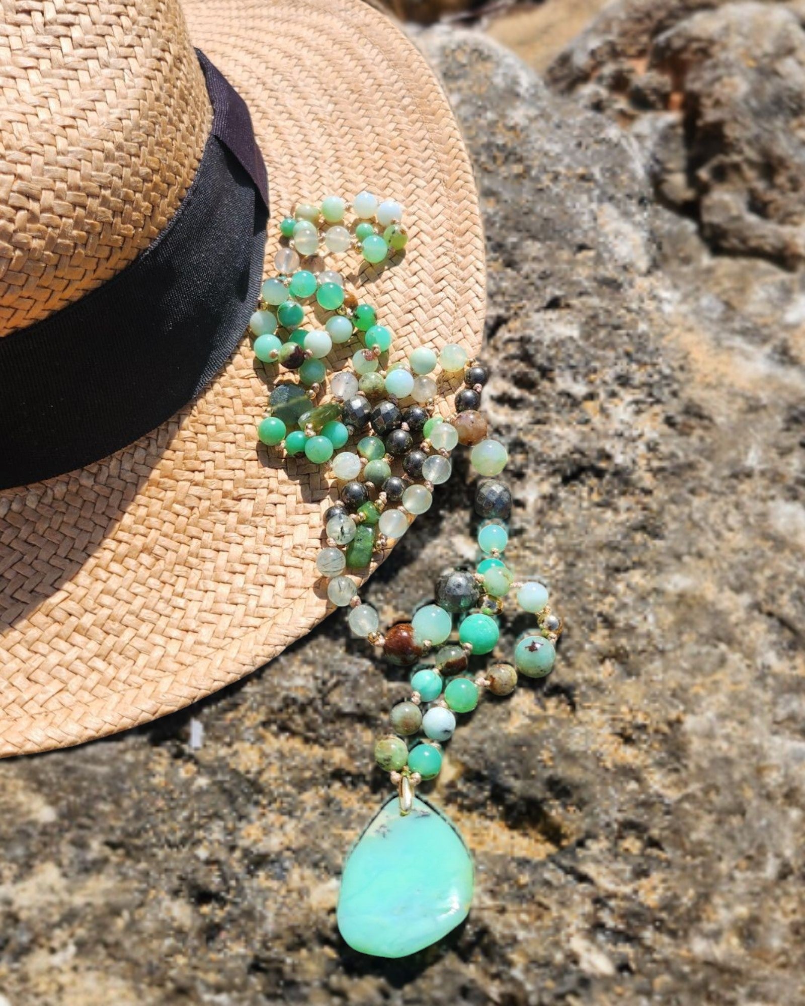 Mala Brise de Chrysoprase
