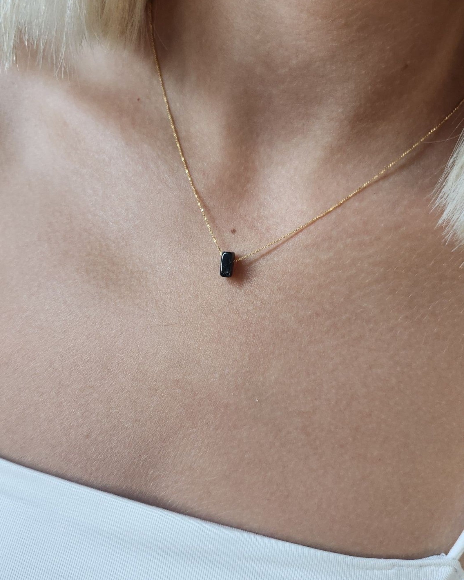 Collier Caillou 23 pierres naturelles