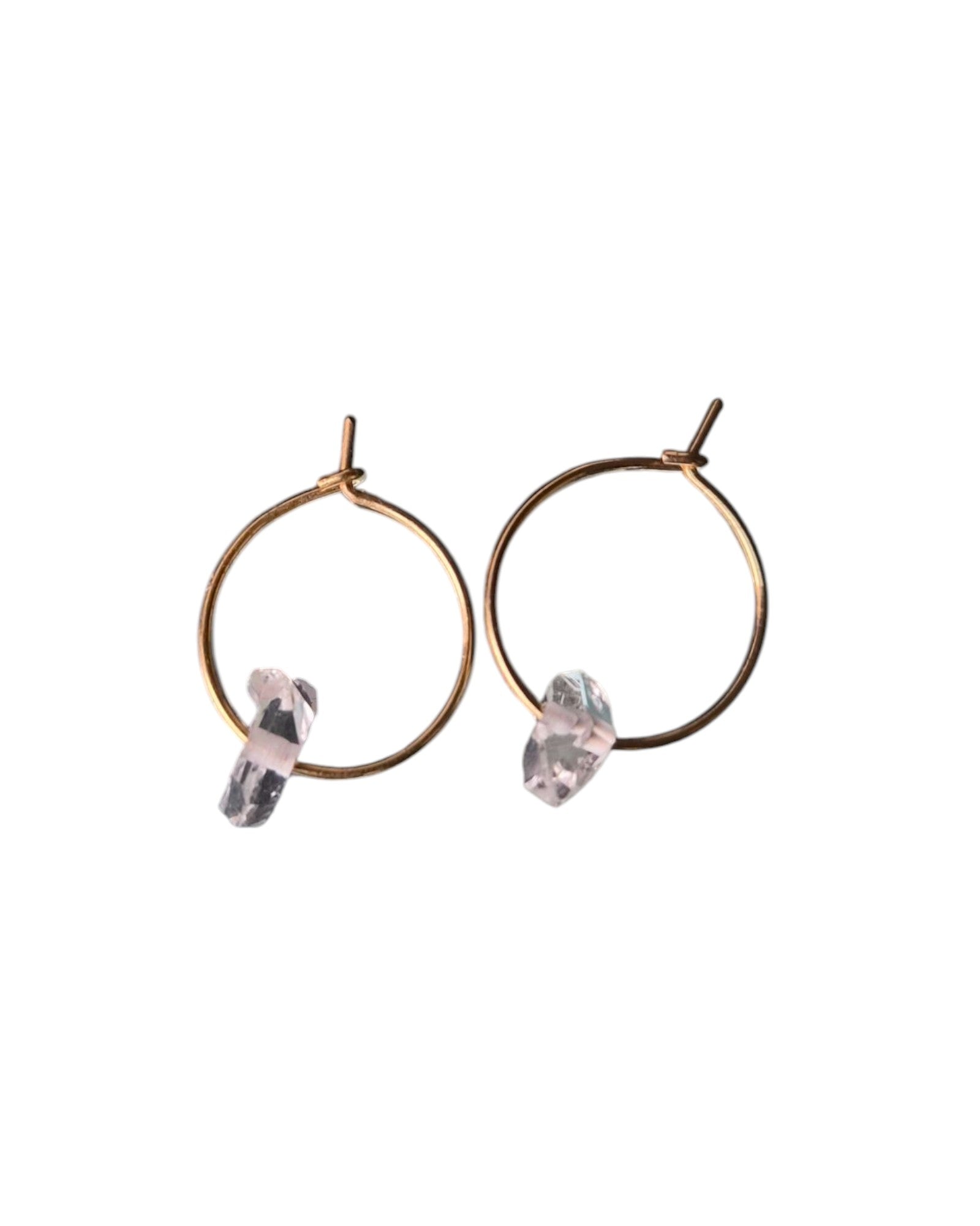 Boucles d'Oreilles Diamant Herkimer