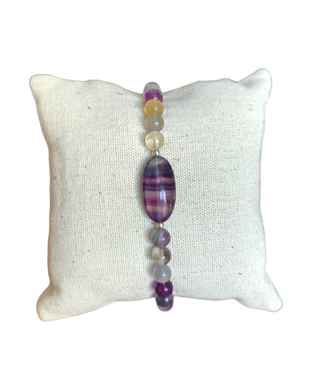 Bracelet Fluorite multicolore