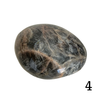 Galet Pierre de lune noire
