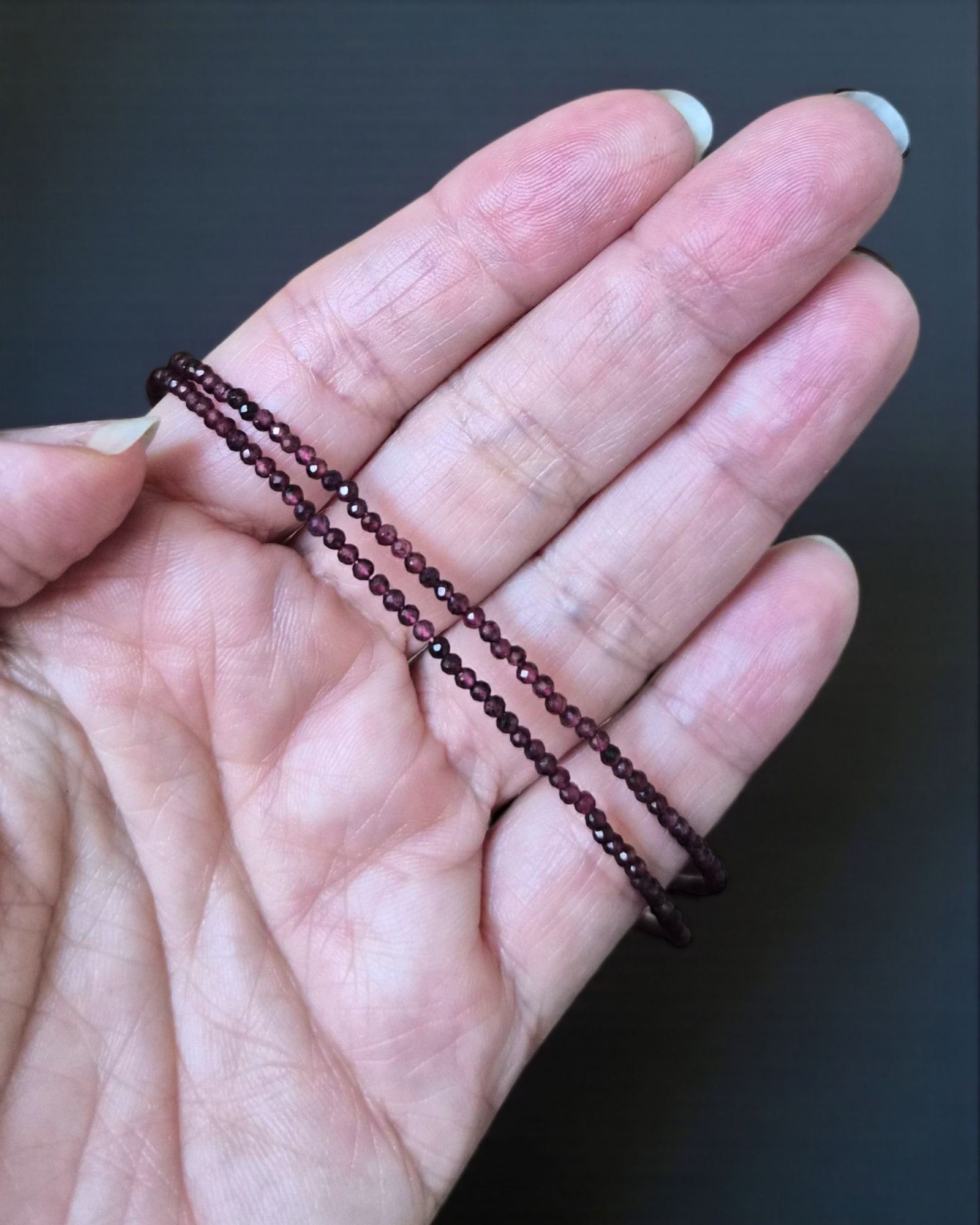 Collier éclats de cailloux - 24 pierres différentes