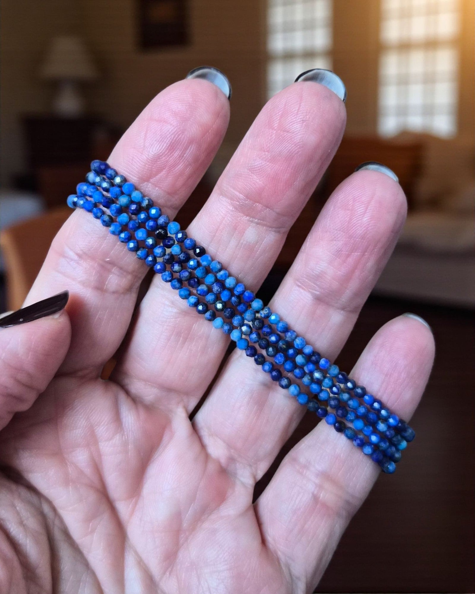 Collier Éclats de Cailloux – 20 pierres naturelles ★ version fermoir bouée