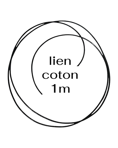 Cordon en coton pour pendentif