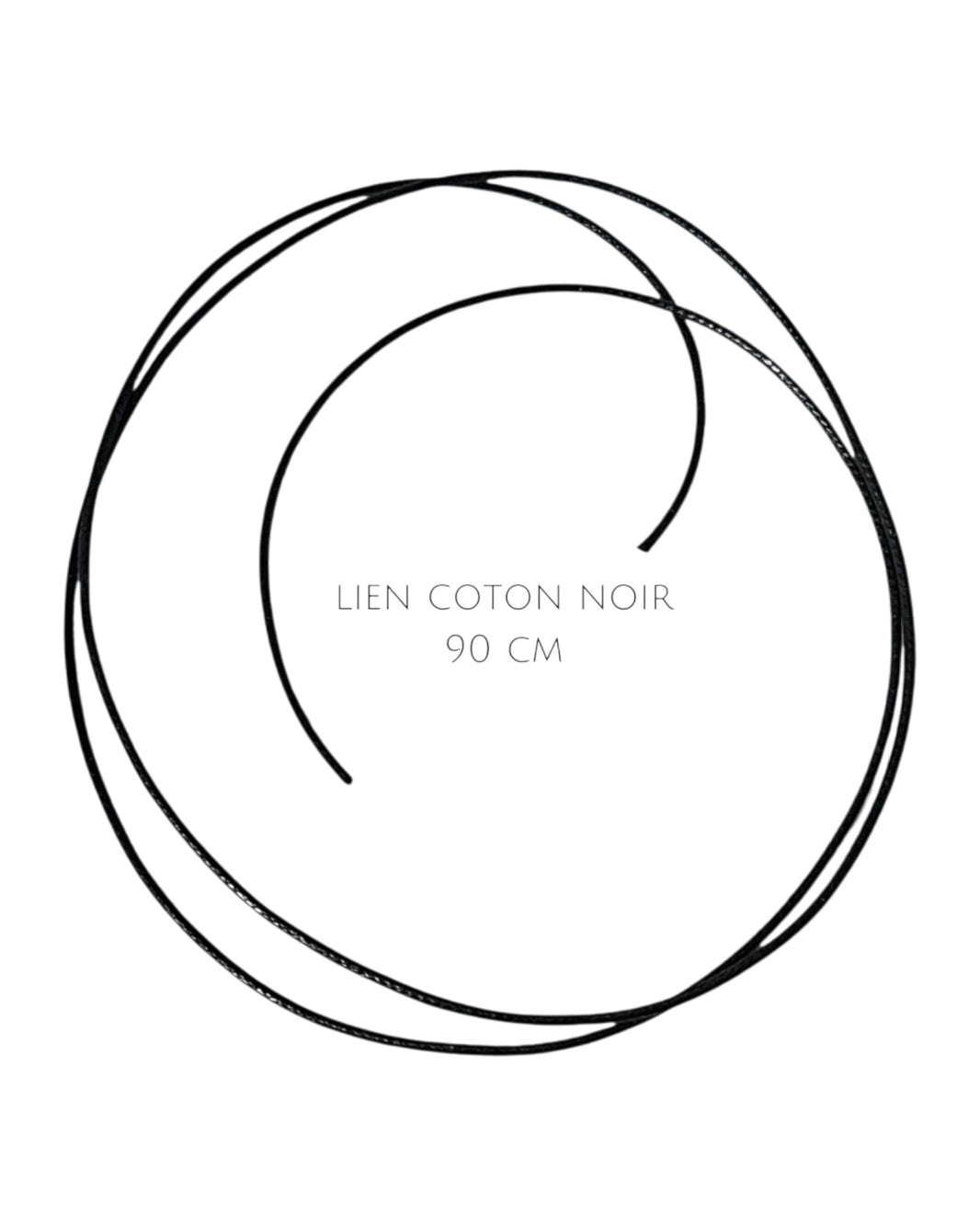Cordon en coton pour pendentif