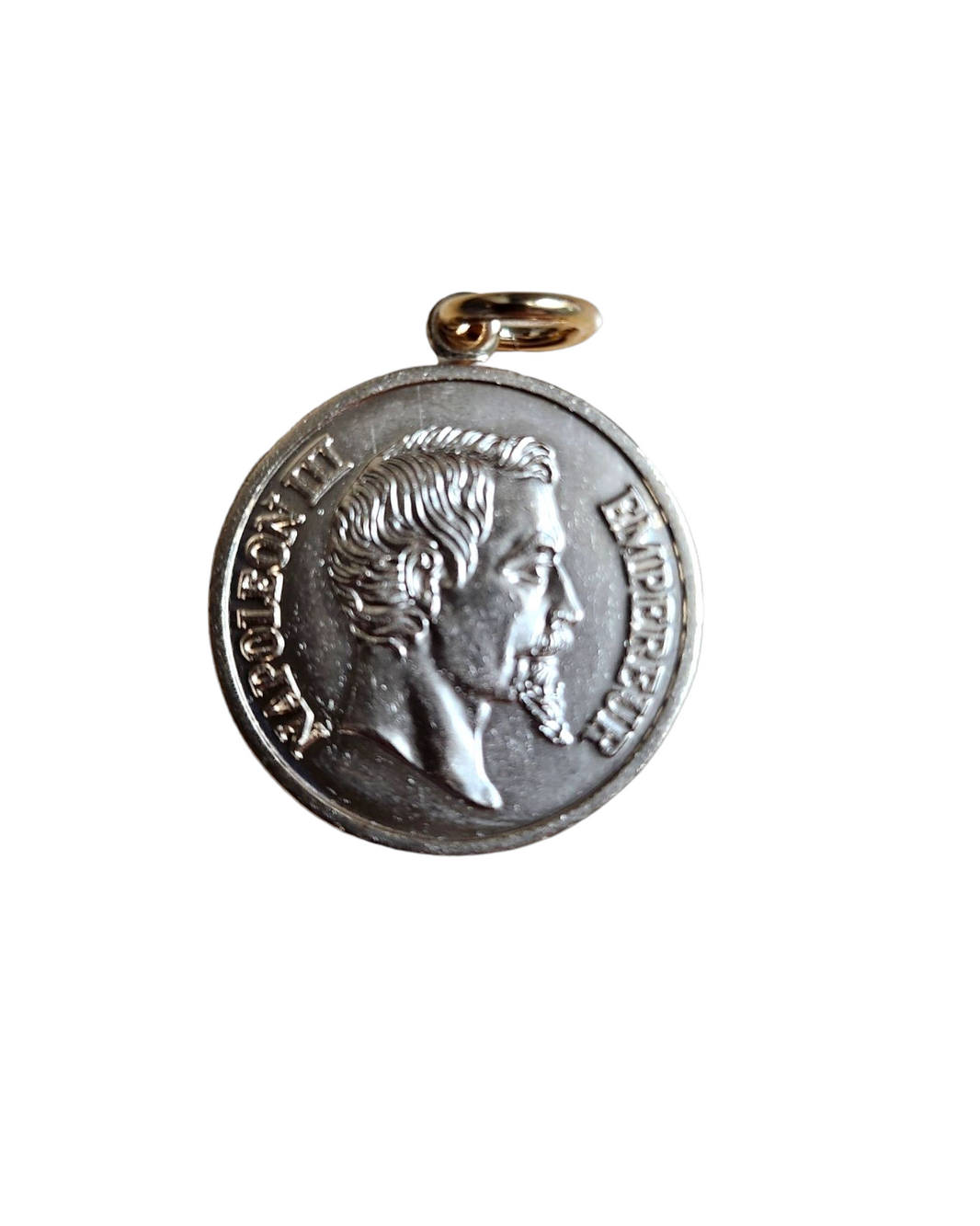 Pendentif médaille Napoléon III ou César
