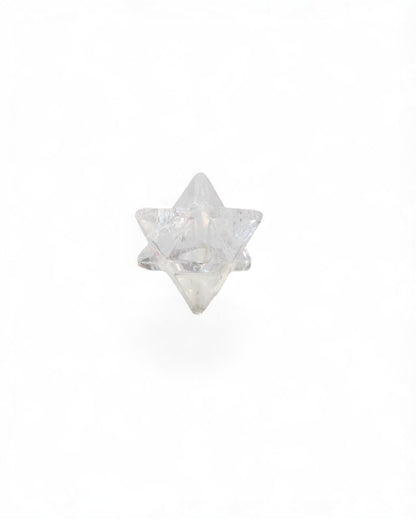 Merkaba Cristal de Roche ou Quartz rose