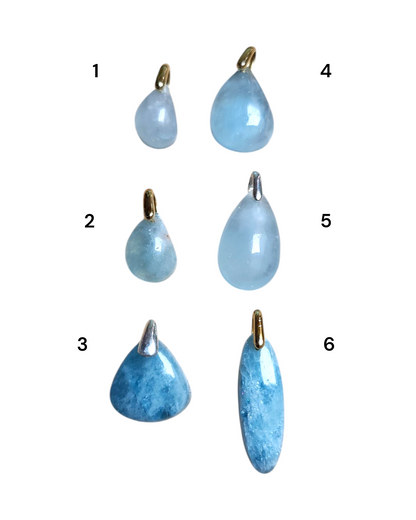 Pendentif Aigue Marine