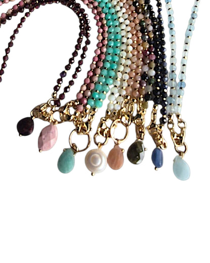Pendentif Céleste : La Touche Modulable en Pierres Naturelles