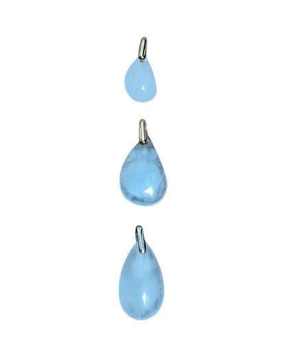 Pendentif Aigue Marine bleu