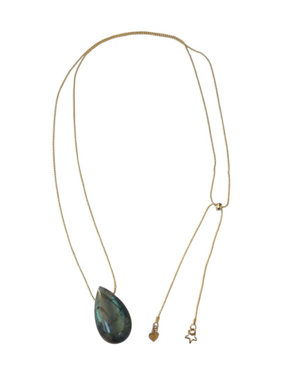 Pendentif goutte Labradorite