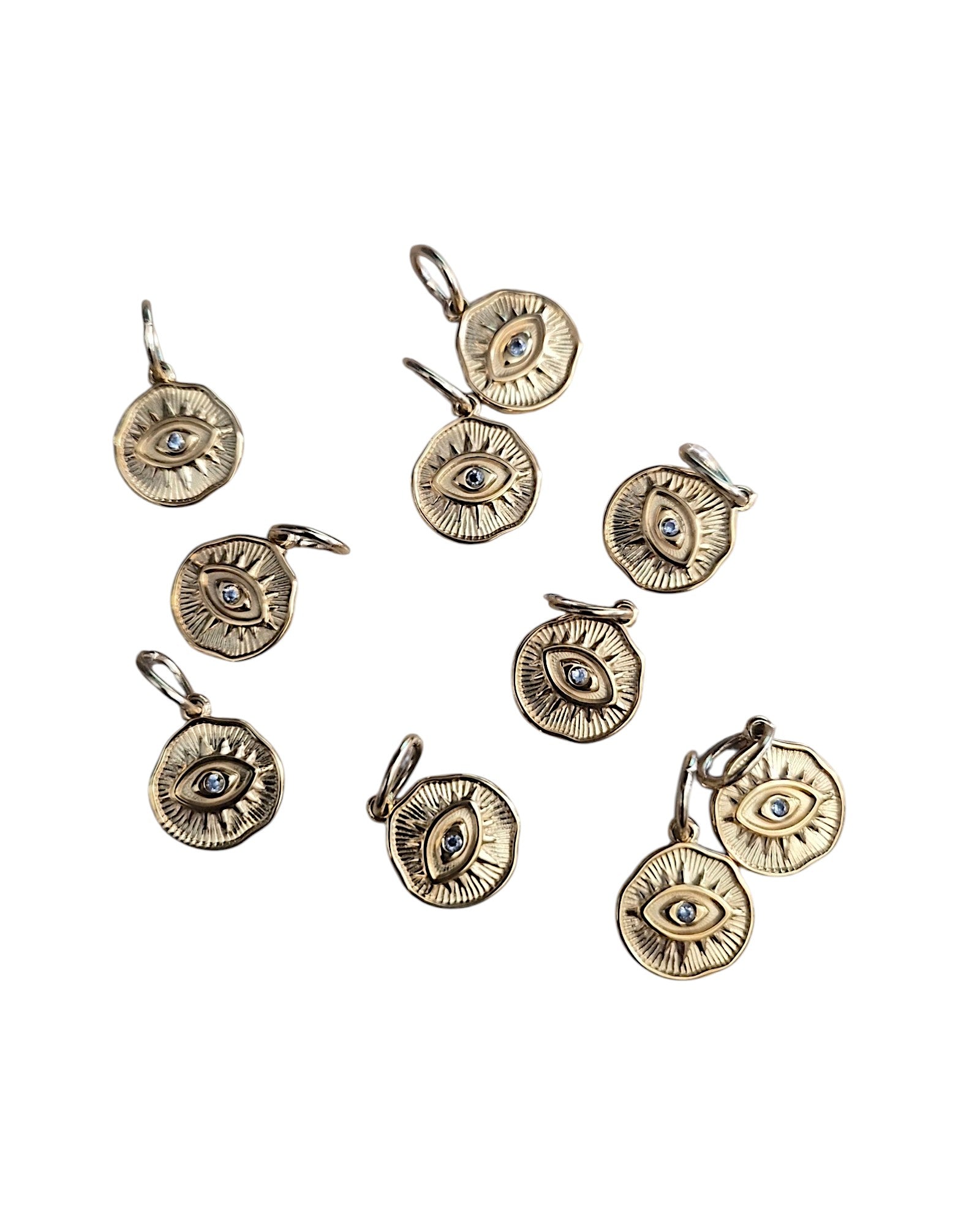 Pendentif Œil de Protection doré