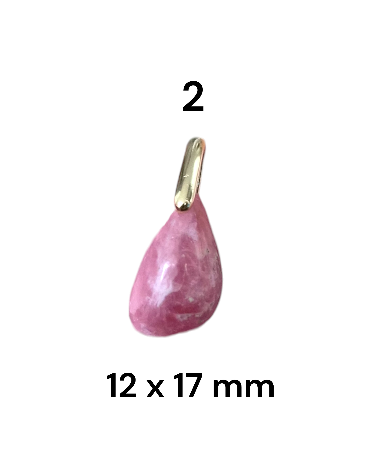 Pendentif Rhodochrosite - Amour émotionnel & ouverture du cœur