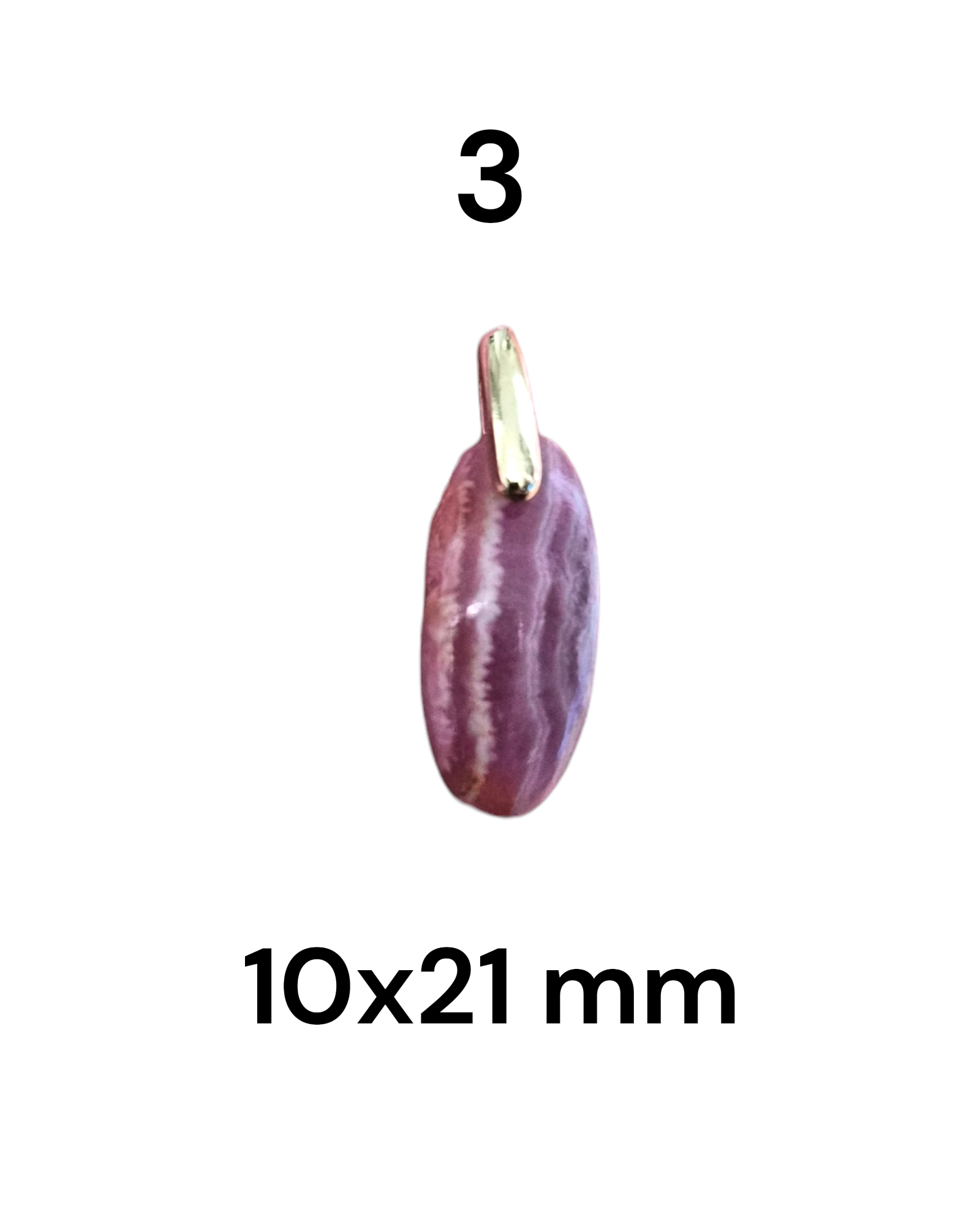 Pendentif Rhodochrosite - Amour émotionnel & ouverture du cœur