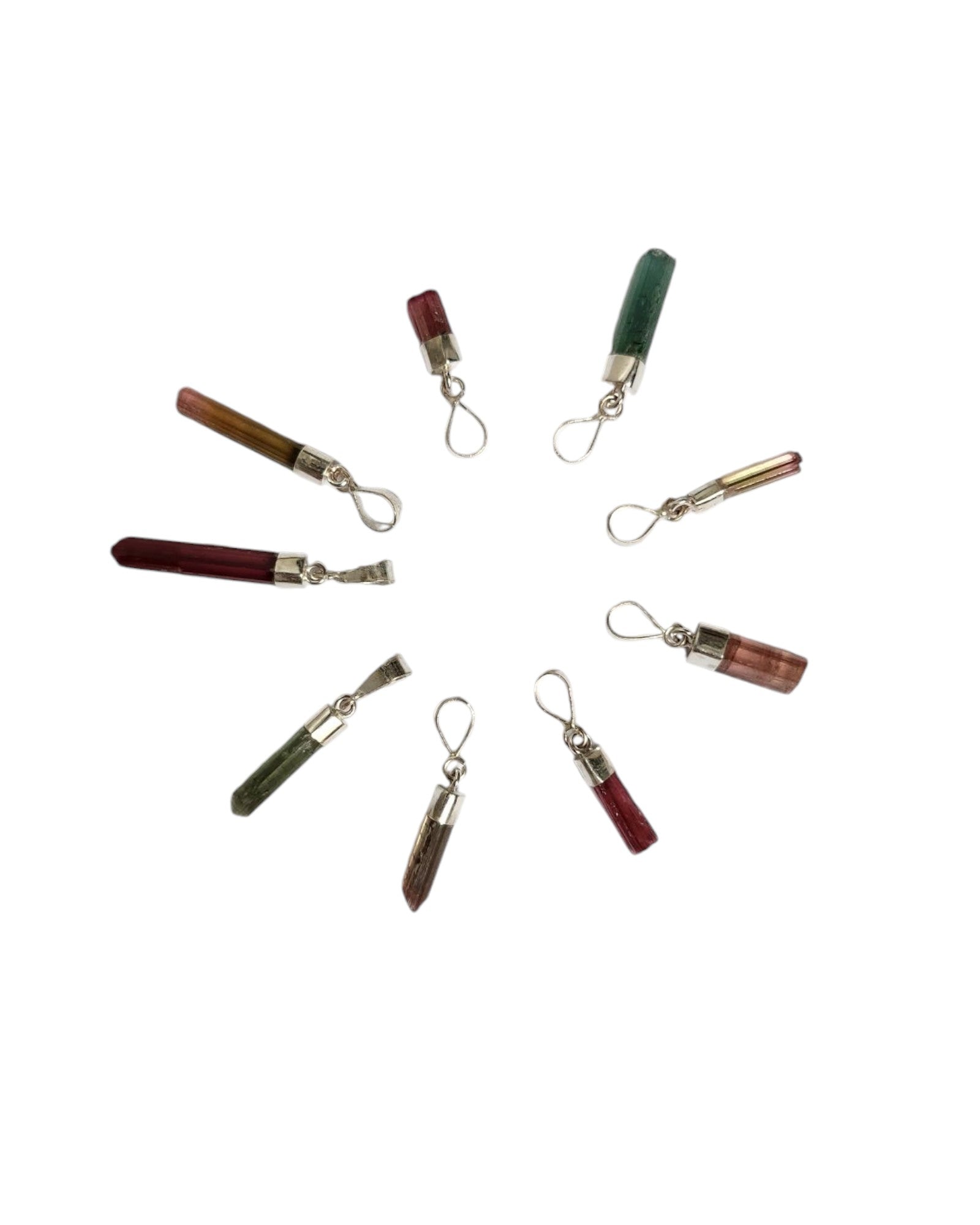 Pendentif Tourmaline melon d'eau