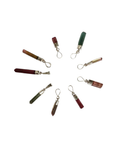 Pendentif Tourmaline melon d'eau