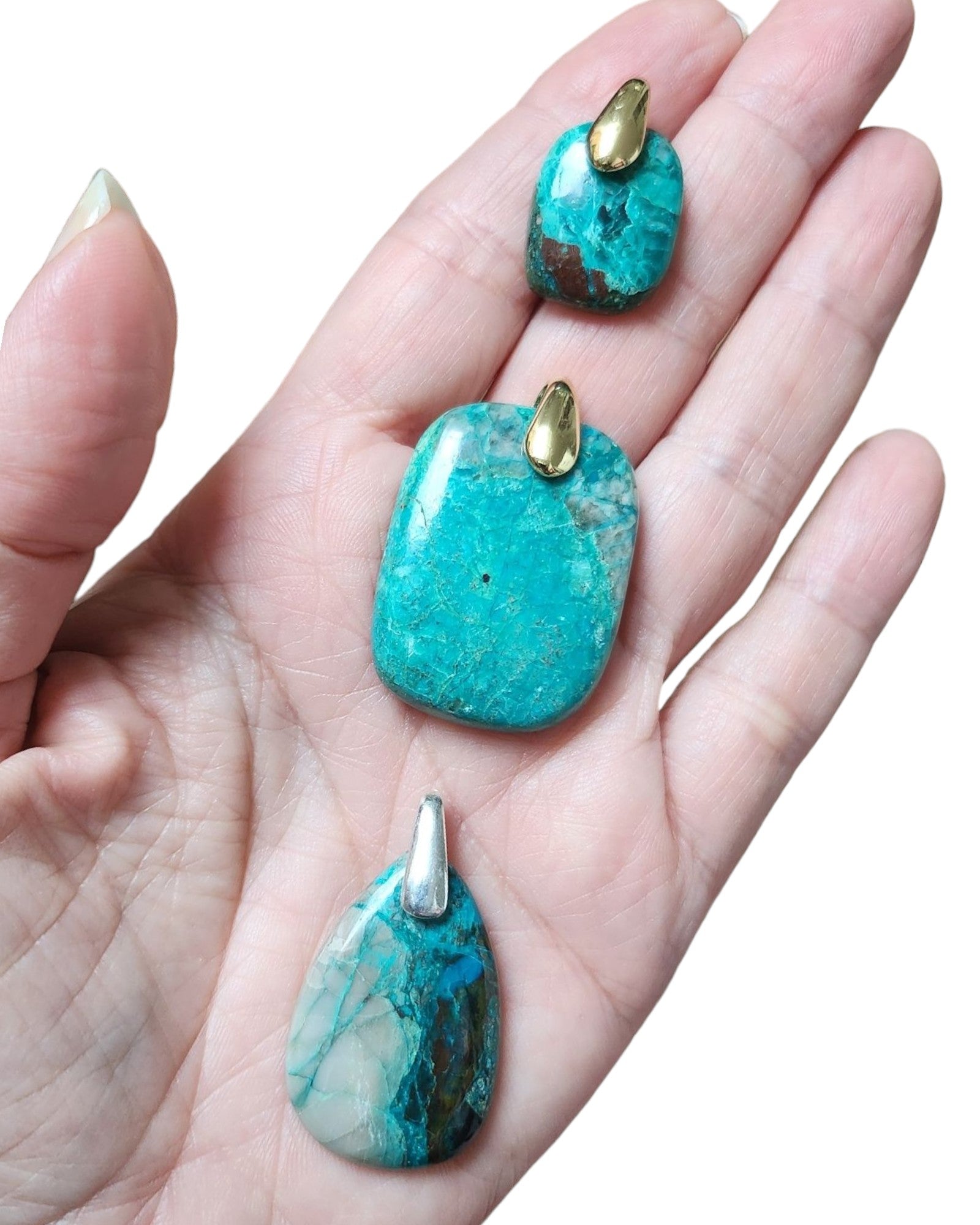 Pendentif Chrysocolle