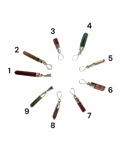 Pendentif Tourmaline melon d'eau