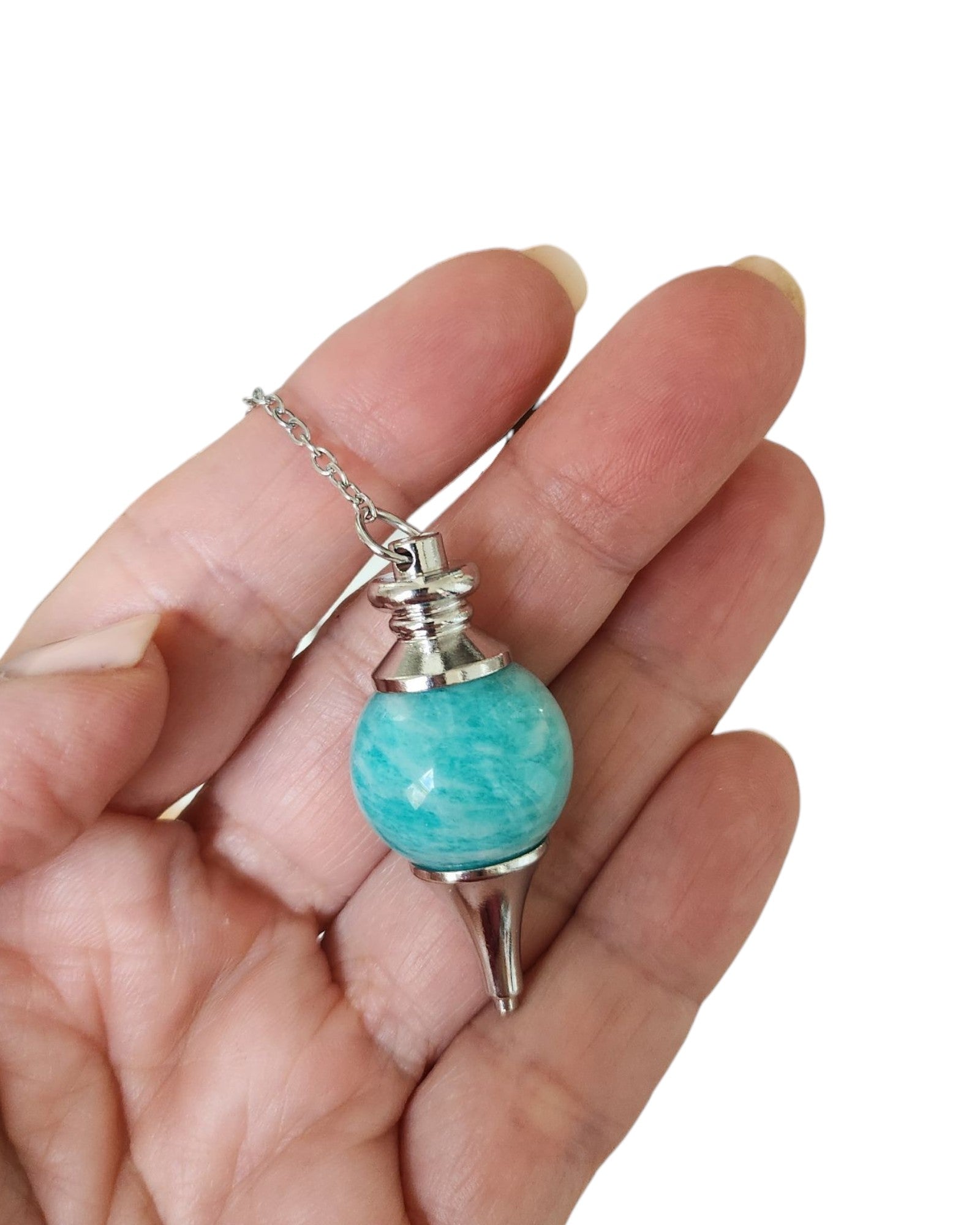Pendule Boule en Pierres Naturelles
