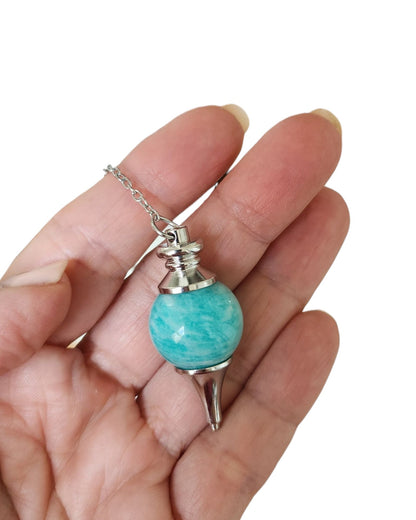 Pendule Boule en Pierres Naturelles