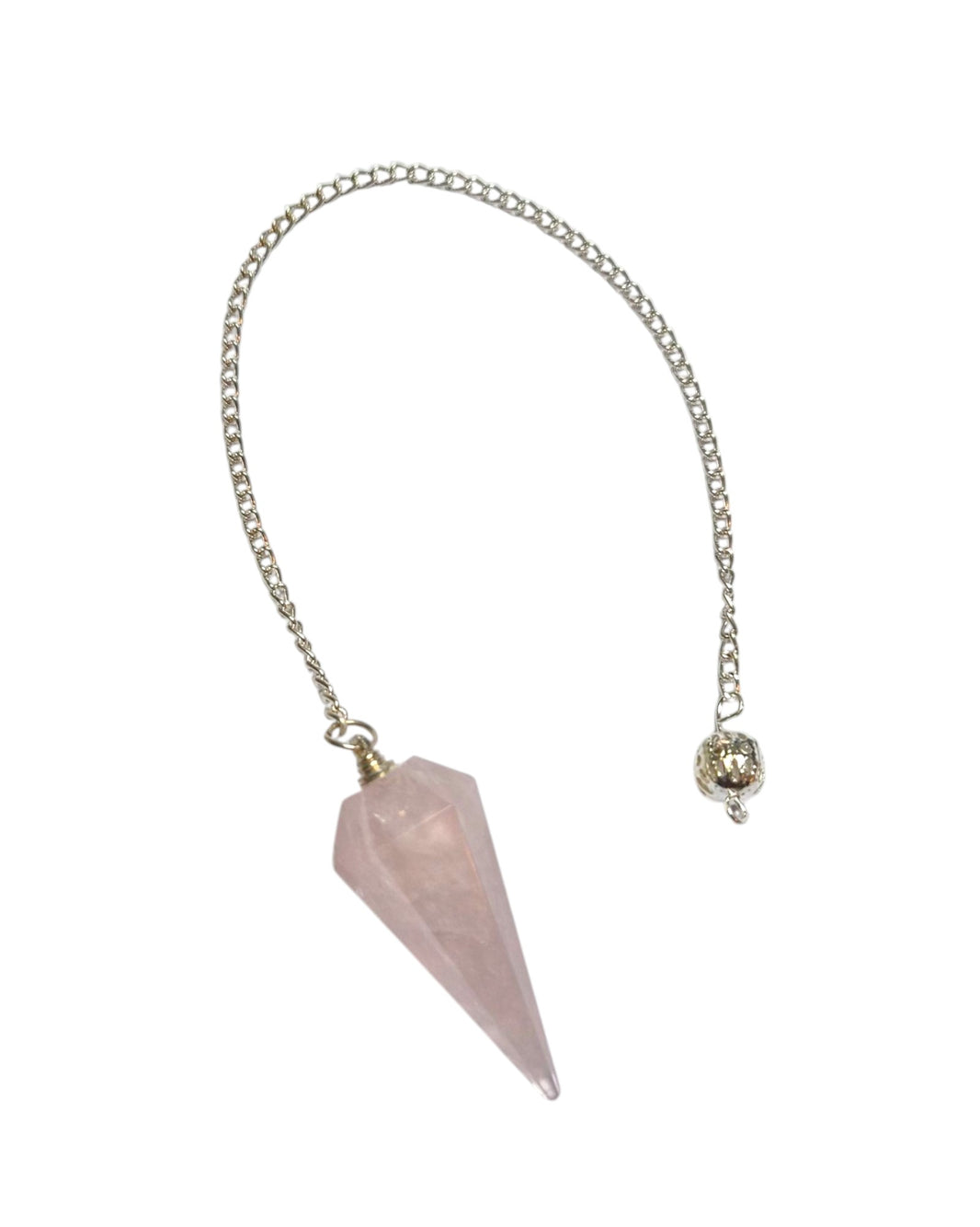 Pendule pierre naturelle Quartz rose