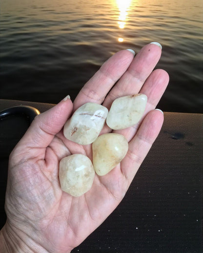 Pierre roulée Quartz soufré