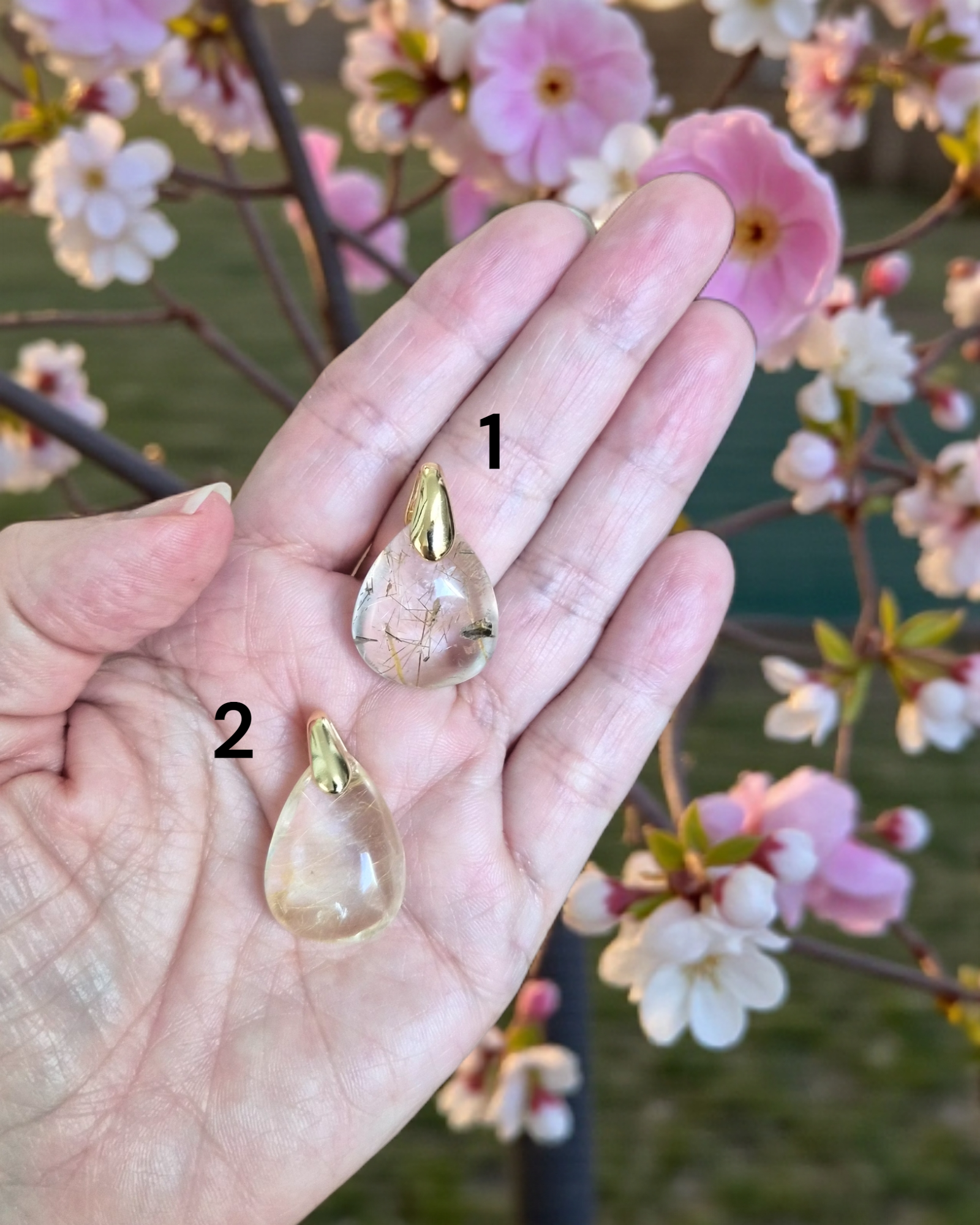 Pendentif Quartz Rutile