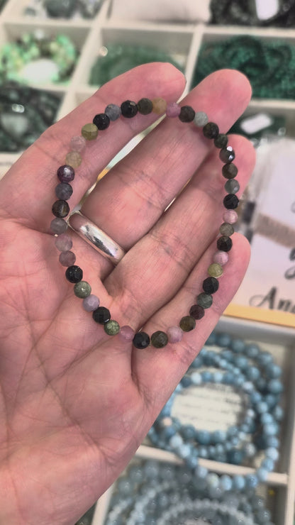 Bracelet Tourmaline melon d'eau