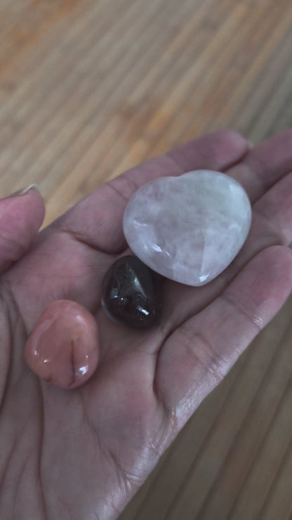 Pochon d'Amour en pierres naturelles [Désir, Amour, Séduction]