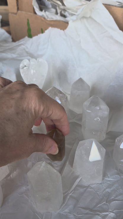 Pointe de Citrine naturelle | Abondance et énergie