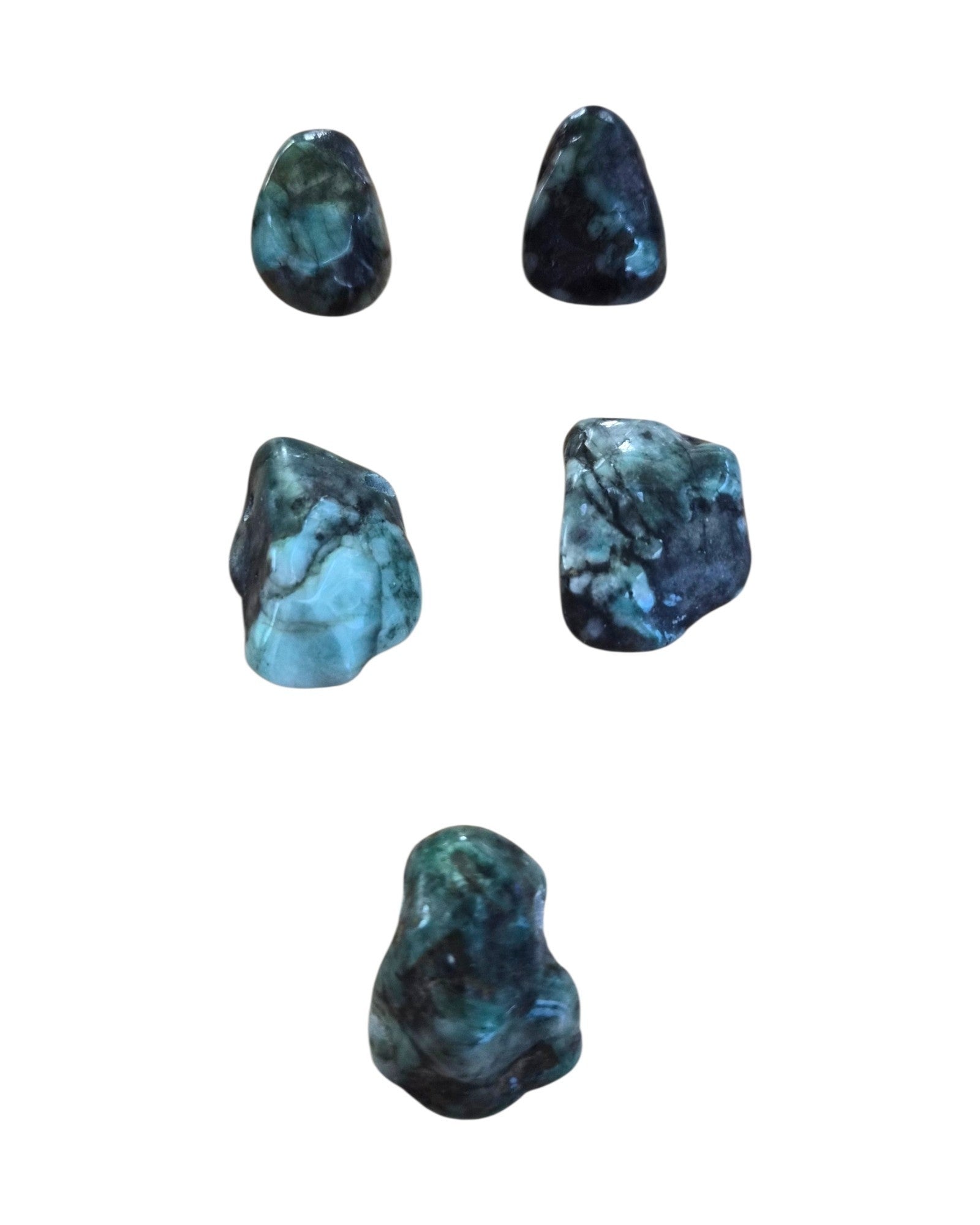Collier Pierre Percée Émeraude – Pendentif de Magie, d'Intuition et d'Ouverture du Cœur