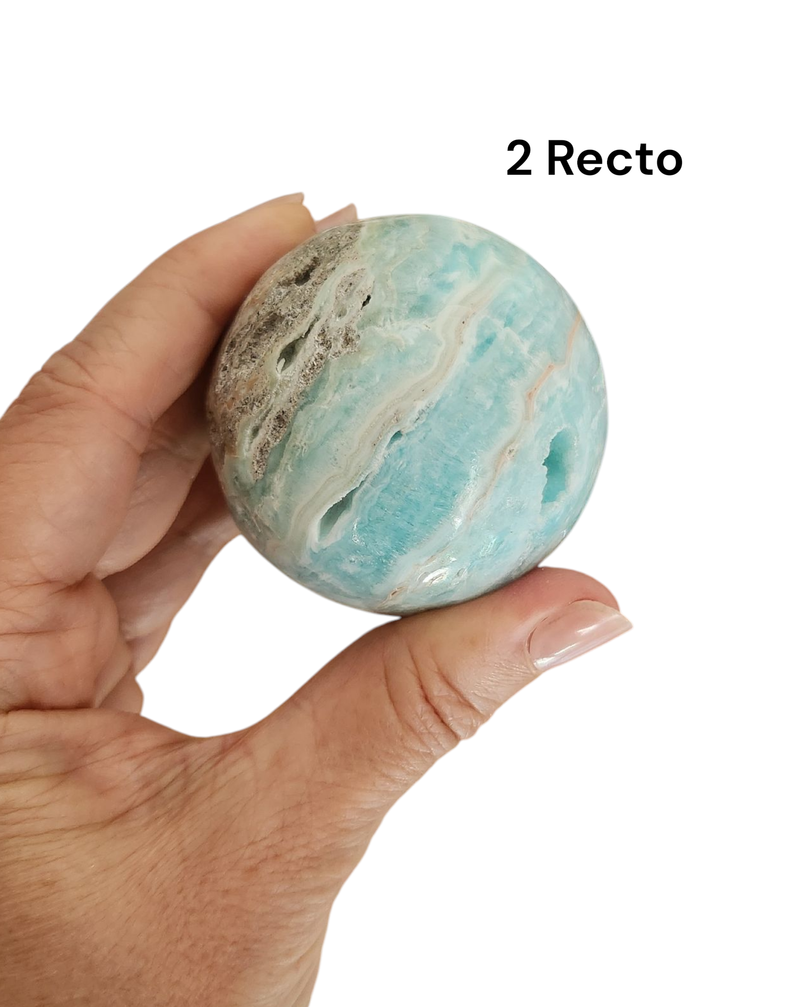 Sphère Aragonite bleue [Apaisement et clarté intérieure]