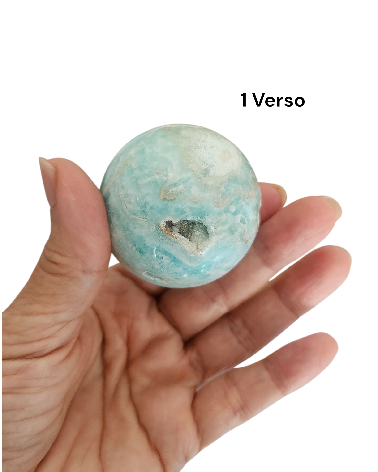 Sphère Aragonite bleue [Apaisement et clarté intérieure]
